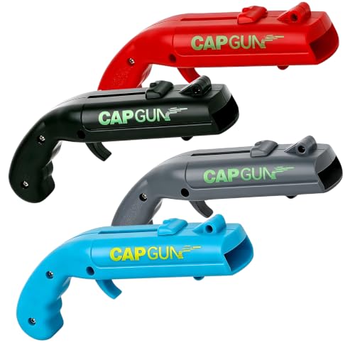 Chooseyo Red-Black-Gray-Blue Cap Gun Bottle Opener - Fun Shooting Creative Party Gift