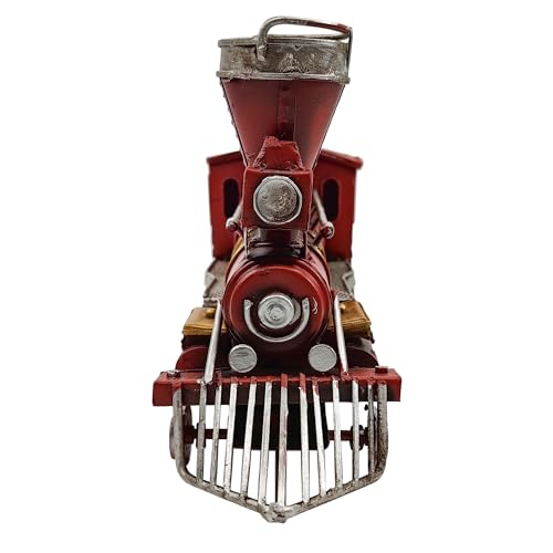 10-Inch Metal Classic Locomotive Model Train Christmas Table Decor
