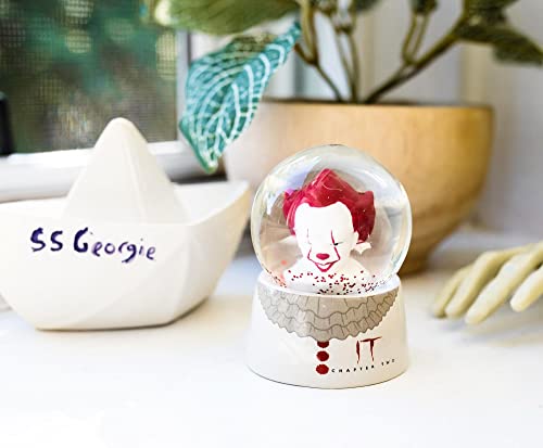 Pennywise Mini Snow Globe 3-Inch Horror Movie Collectible with Glitter