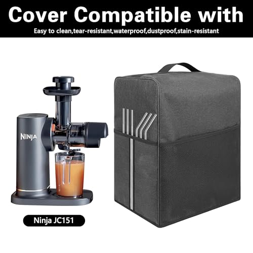 Waterproof Juicer Dust Cover with Accessory Pockets - 12.6 x 7.9 x 15.7 In