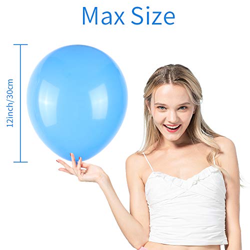 Tamodan 120 Pcs 12 Inch Assorted Color Latex Balloons for Party Decor