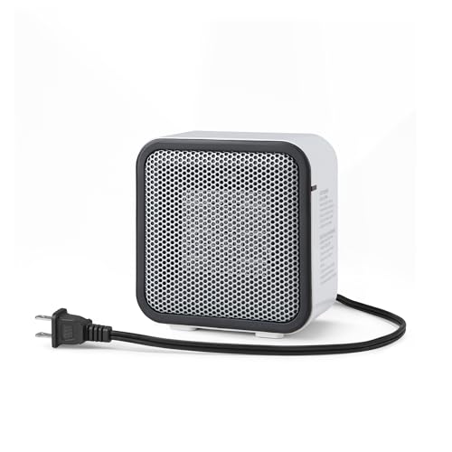 Portable Ceramic Mini Space Heater 500W with Tip-Over Protection