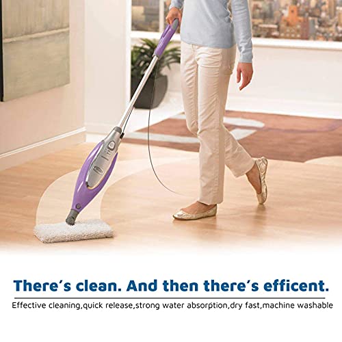 Flammi 4-Pack Steam Mop Replacement Pads for Shark Pocket Mops