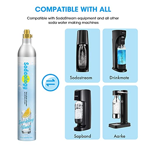 60L CO2 Carbonator Cylinder - Food-Grade Replacement for Soda Machines