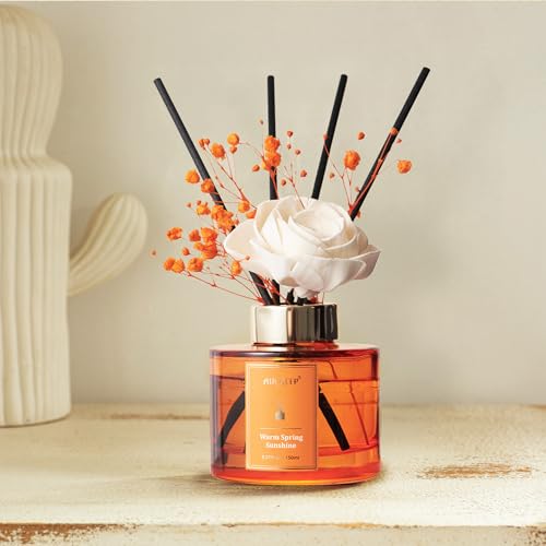 Flower Reed Diffuser Set, 150ml Freesia and Passion Fruit Scented Oil