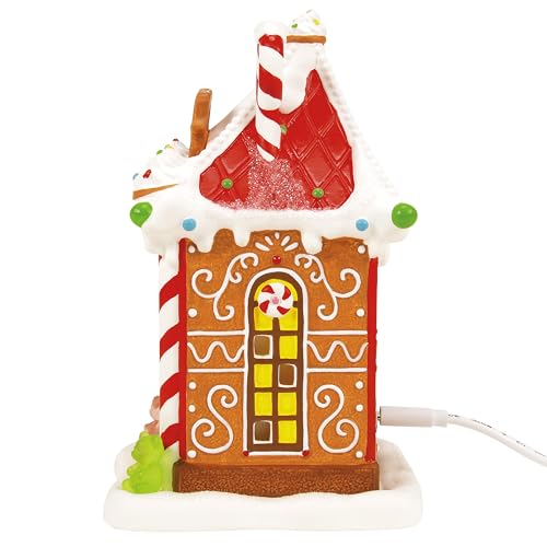 Lighted Christmas Village Building - A Sentry for Santa Porcelain Decor, 6.5"