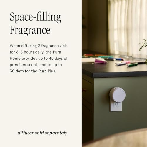 Vanilla Smart Plug-In Diffuser Refill - 2-Pack Scent Vials for Home & Office