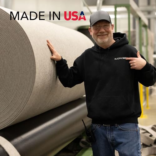 100% Felt Rug Pad 8' x 10' - 1/4" Thick Protective Floor Cushioning