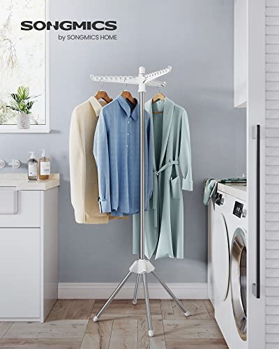 Foldable Stainless Steel Clothes Drying Rack with 3 Rotatable Arms