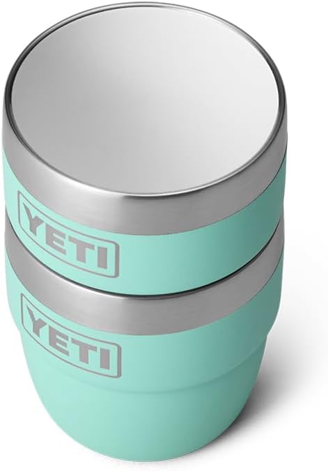 YETI Rambler 4 oz Stackable Espresso Cups - Stainless Steel, Vacuum Insulated, Set of 2