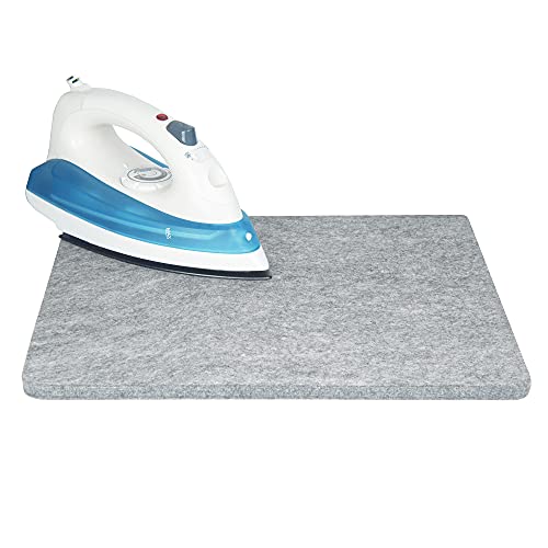 Wool Ironing Mat for Table Top, 11.5 x 14.5 Inch Portable Pressing Pad