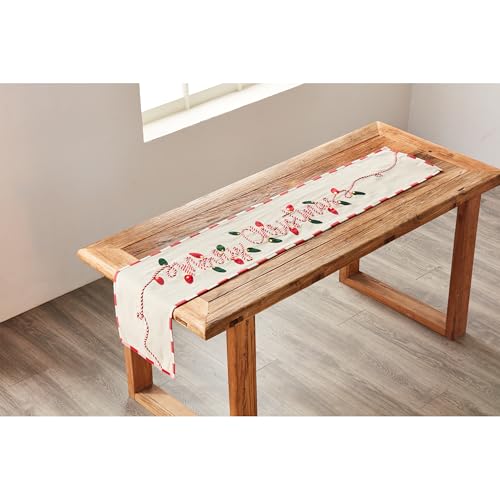 LED Christmas Table Runner 15"x72" Holiday Decor with Lights
