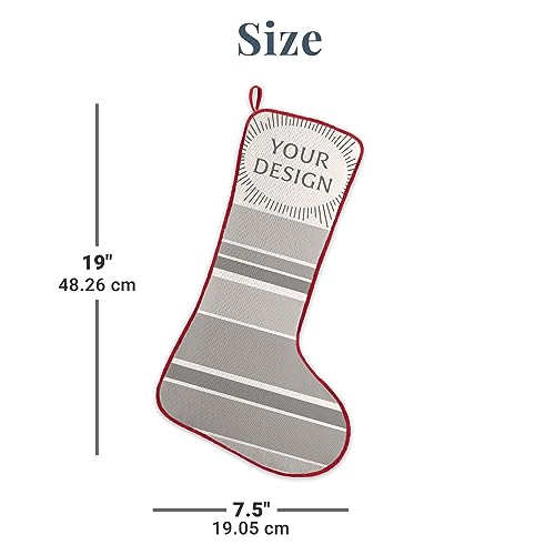 Personalized Christmas Stocking for Family, Custom Name Holiday Decor