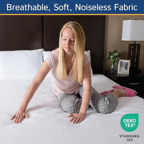Waterproof Zip Mattress Protector - Hypoallergenic Encasement, Deep Pocket