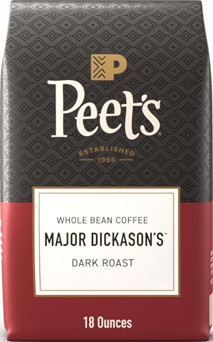 Dark Roast Whole Bean Arabica Coffee - Major Dickason's Blend, 18 oz