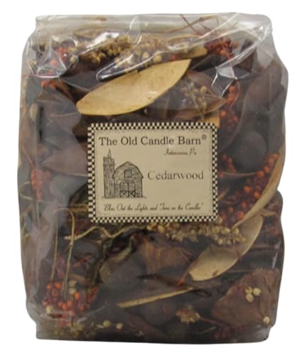 Cedarwood Potpourri Bowl Filler - 4 Cup Bag for Home Fragrance Decor