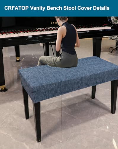 Waterproof Stretch Polyester Shoe Bench Cover 36.5-44.5 in L