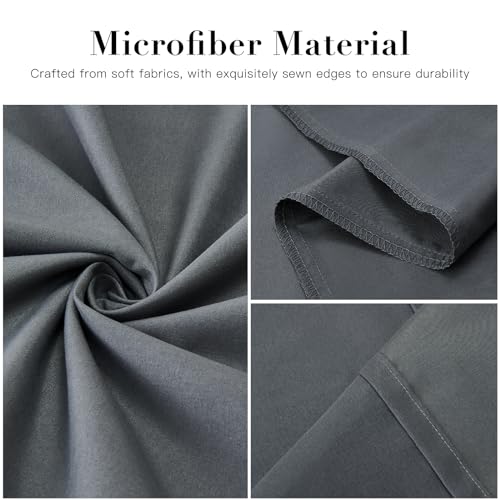 Ultra Soft Microfiber Body Pillowcase 20x54 inch - Dark Gray