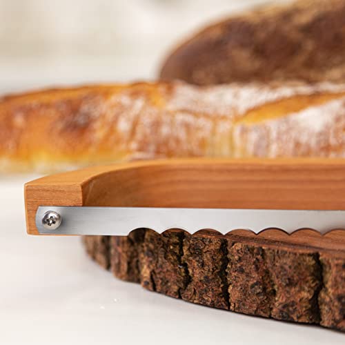 Serrated Stainless Steel Bread Bow Knife Replacement Blade with Screws