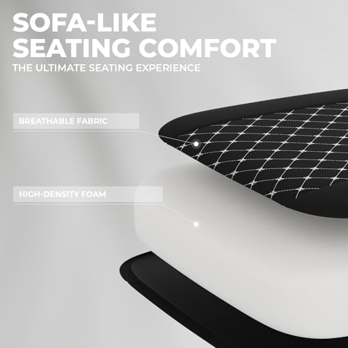 Ergonomic Gaming Chair with Massage, Footrest and Lumbar Support
