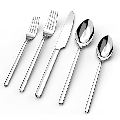 20-Piece 18/10 Stainless Steel Flatware Set for 4 - Mirror Polished