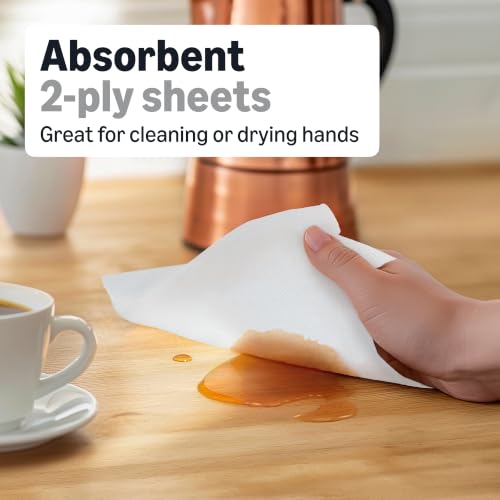 2-Ply White Adapt-a-Size Kitchen Paper Towels - 30 Rolls (4200 Sheets)