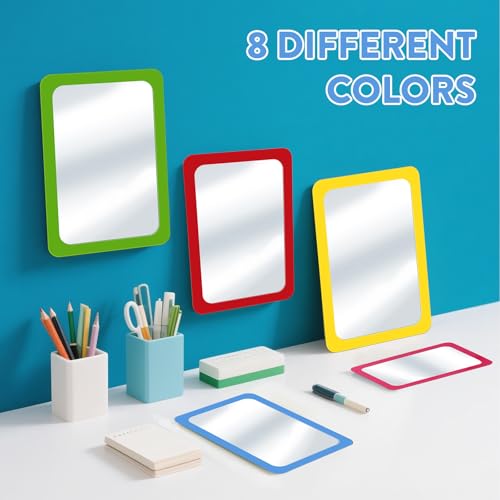 32 Pcs Small Unbreakable Mirrors for Kids, 6x4 Inch Shatterproof Acrylic