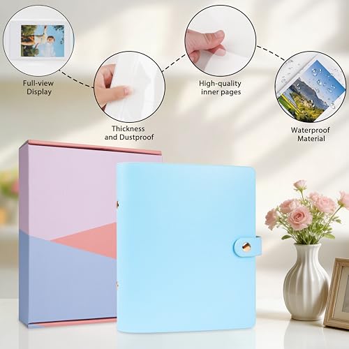 320-Pocket Photo Album for 2x3 Inch Instant Photos, PU Leather Cover