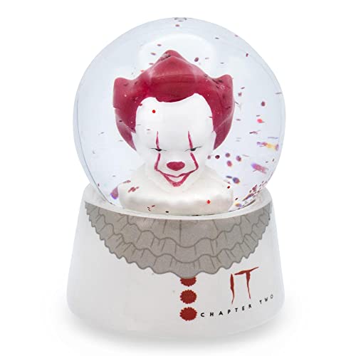 Pennywise Mini Snow Globe 3-Inch Horror Movie Collectible with Glitter