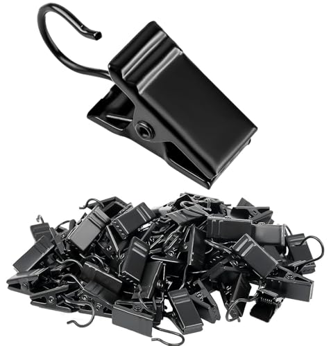 50 Pack Heavy Duty Metal Light Clips for Outdoor String Lights and Awnings