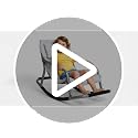 Kids Sensory Rocking Chair - Therapeutic Floor Chair for Balance