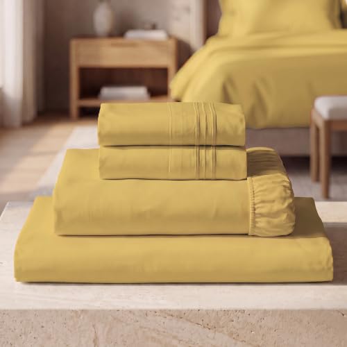 Mellanni Iconic 4-Piece Full Bed Sheet Set 16