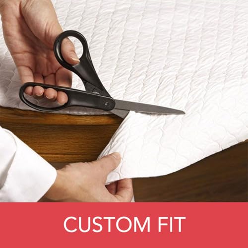 Quilted Table Protector Pad 52x108 - Waterproof & Scratch-Resistant Cover