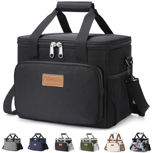 Lifewit Medium Lunch Bag, Insulated Box, Soft Cooler Cooling Tote for