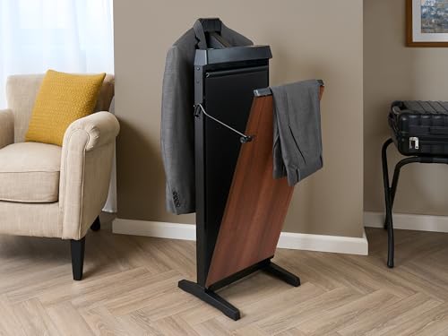Corby 4400 Walnut Pants Press with Stretcher Bar, Wall Mountable