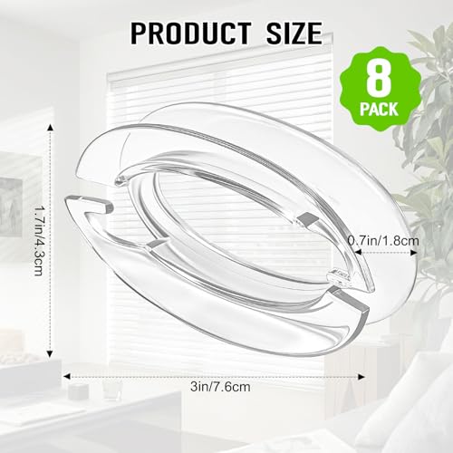 8-Pack Window Blind Cord Holders for Child and Pet Safety