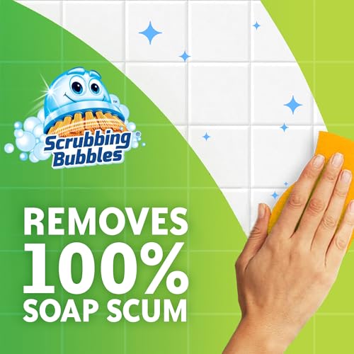 Scrubbing Bubbles Mega Bathroom & Shower Foamer Aerosol, Rainshower, 20oz 2-Pack