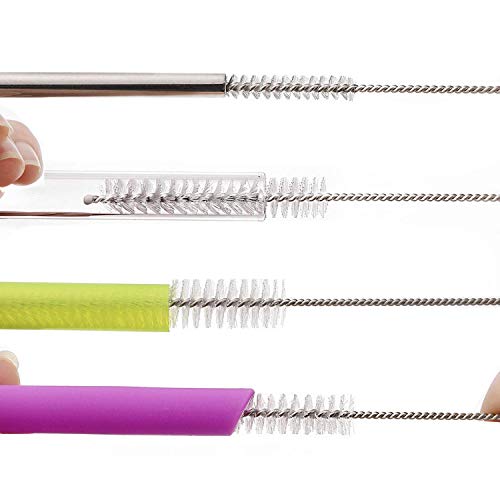 10-Piece Nylon Straw & Tube Cleaning Brush Set - Multi-Size Pipe Cleaner
