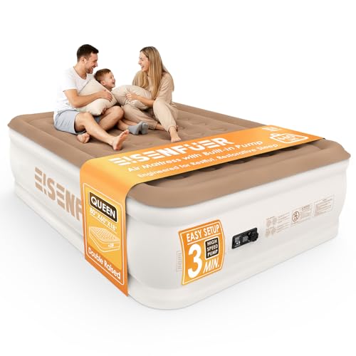 Queen Air Mattress with Built-in Pump - 18" Raised Inflatable Air Bed