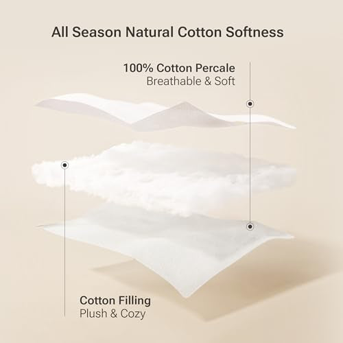 100% Cotton Quilted Mattress Pad with Moisture Wicking, 16" Deep