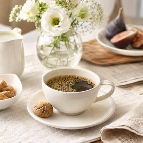 Villeroy & Boch Artesano Original Tea Cup Saucer - Creamy White, 6.25 Inch