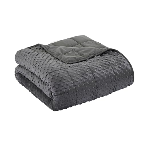 15 lb Weighted Blanket for Adults - Soft Crystal Velvet, 60x80