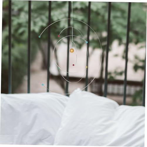 Modern Atom Hanging Mobile Sculpture Nordic Style Space Science Decor