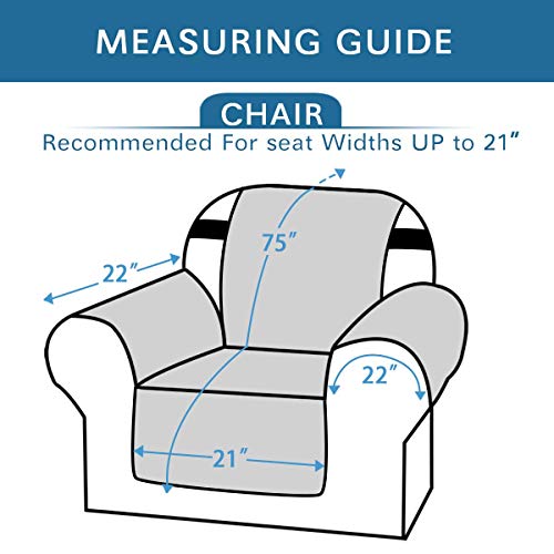 Reversible Water-Resistant Chair Slipcover - Quilted Armchair Protector