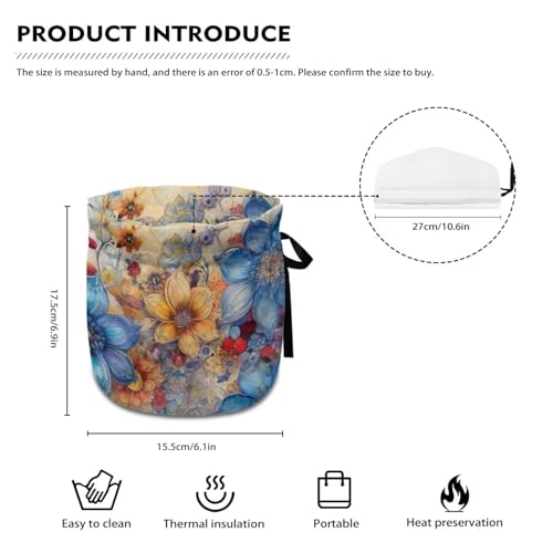 Floral Insulated Teapot Cover, Cotton Tea Cosy for Kitchen Kettle