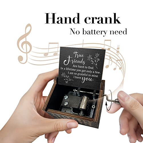 You Are My Sunshine Wooden Music Box - Friendship Keepsake Gift for Women