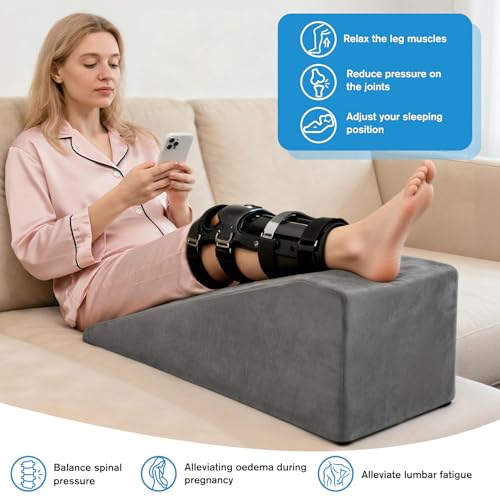 Leg Elevation Pillow for Swelling & Blood Circulation Support
