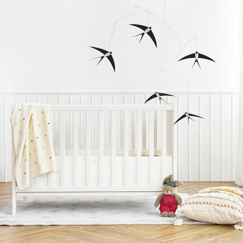 DIY Flying Swallow Hanging Mobile Kit, 5-Piece Decorative Bird Set