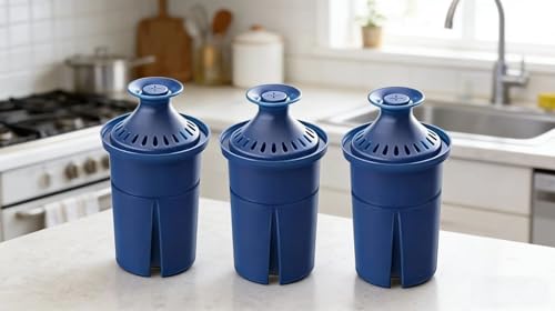 Pitcher Water Filter Replacements - NSF Certified Lead Removal, 3-Pack