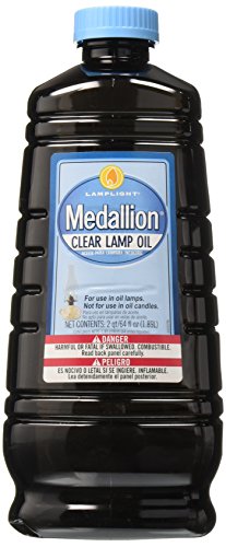 Unscented Lamp Oil - Clear, 64 Ounce for Oil Lamps and Lanterns